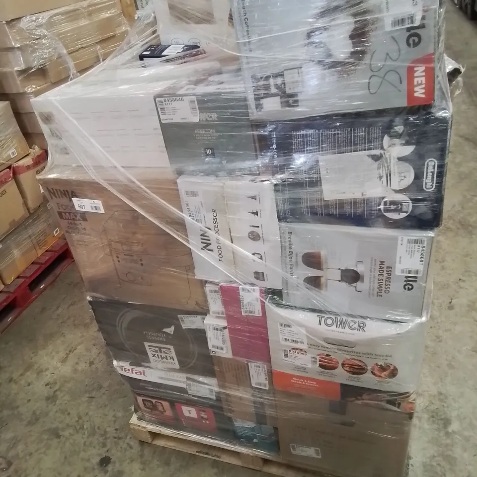 PALLET OF APPROXIMATELY 44 UNPROCESSED RAW RETURN HOUSEHOLD AND ELECTRICAL GOODS TO INCLUDE;