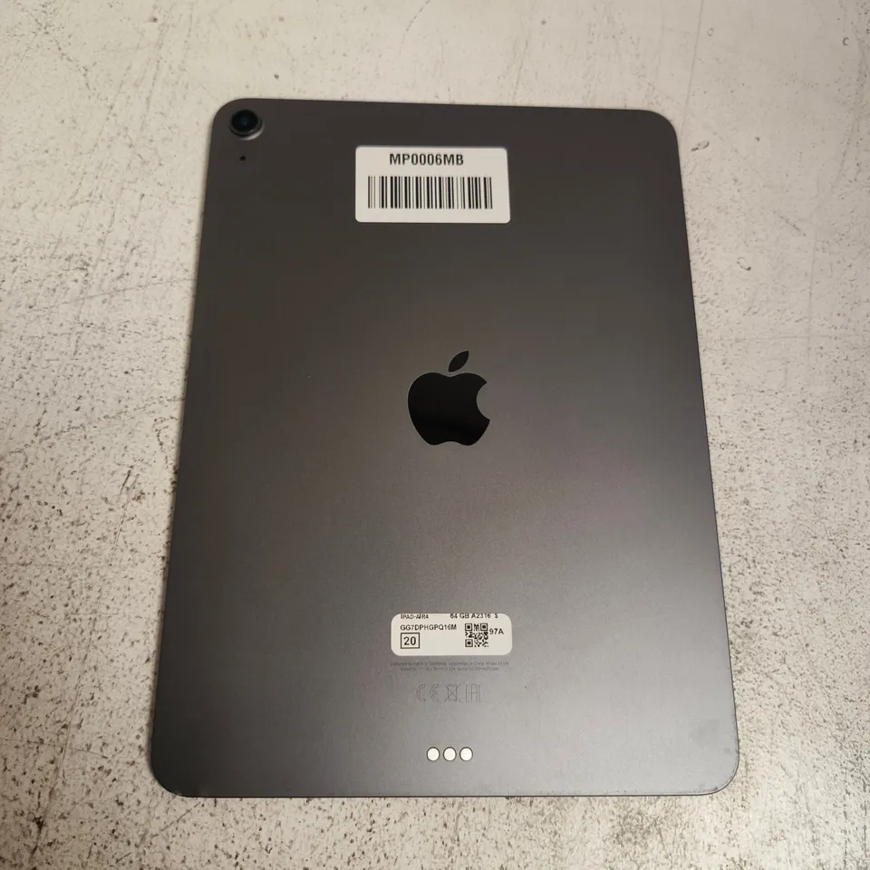 APPLE IPAD TABLET - A2316