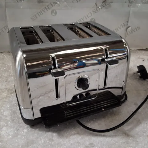 MORPHY RICHARDS 403VENTURE BRUSHED 4 SLICE TOASTER