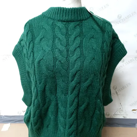 CRYSTAL KOBE KNITTED TOP IN ALPINE SIZE 3XL 