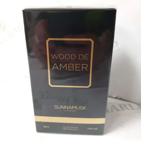 BOXED AND SEALED WOOD DE AMBER SUNNAMUSK EAU DE PARFUM 50ML