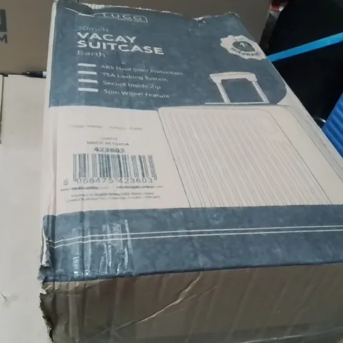 BOXED LUGG 20INCH VACAY SUITCASE EARTH