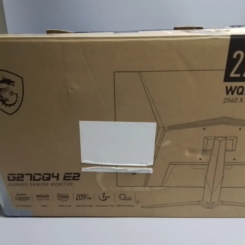 MSI 27"G27004 CURVED GAMING MONITOR