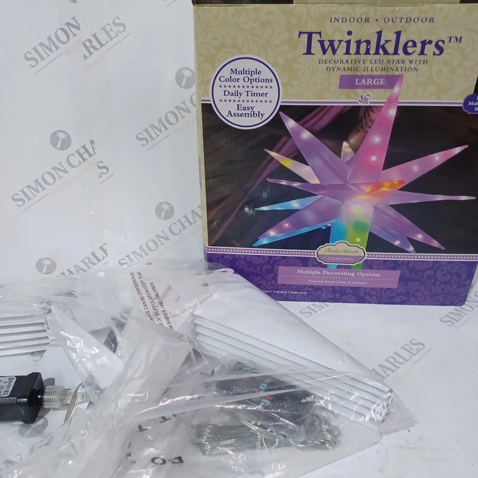 BOXED PACIFIC ACCENTS STAR BURST LIGHT SHOW