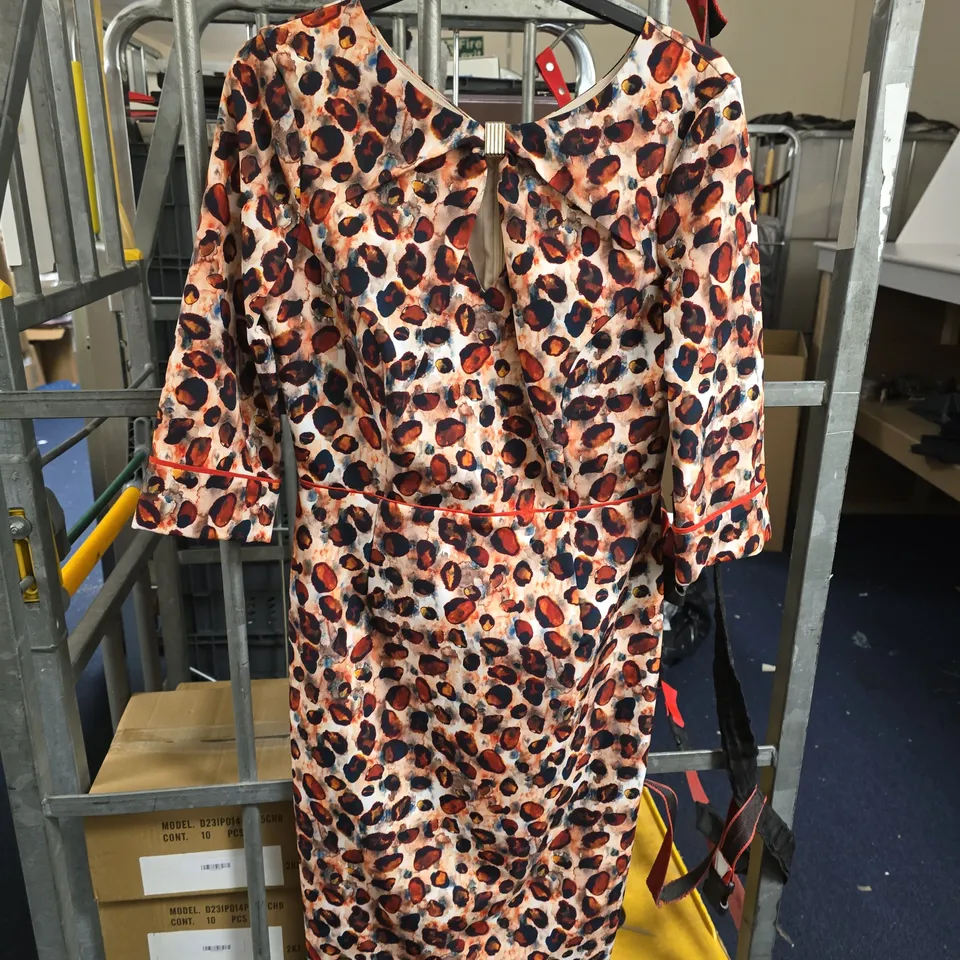 MICHAELA LOUISA LEOPARD PRINT DRESS – UK 8 