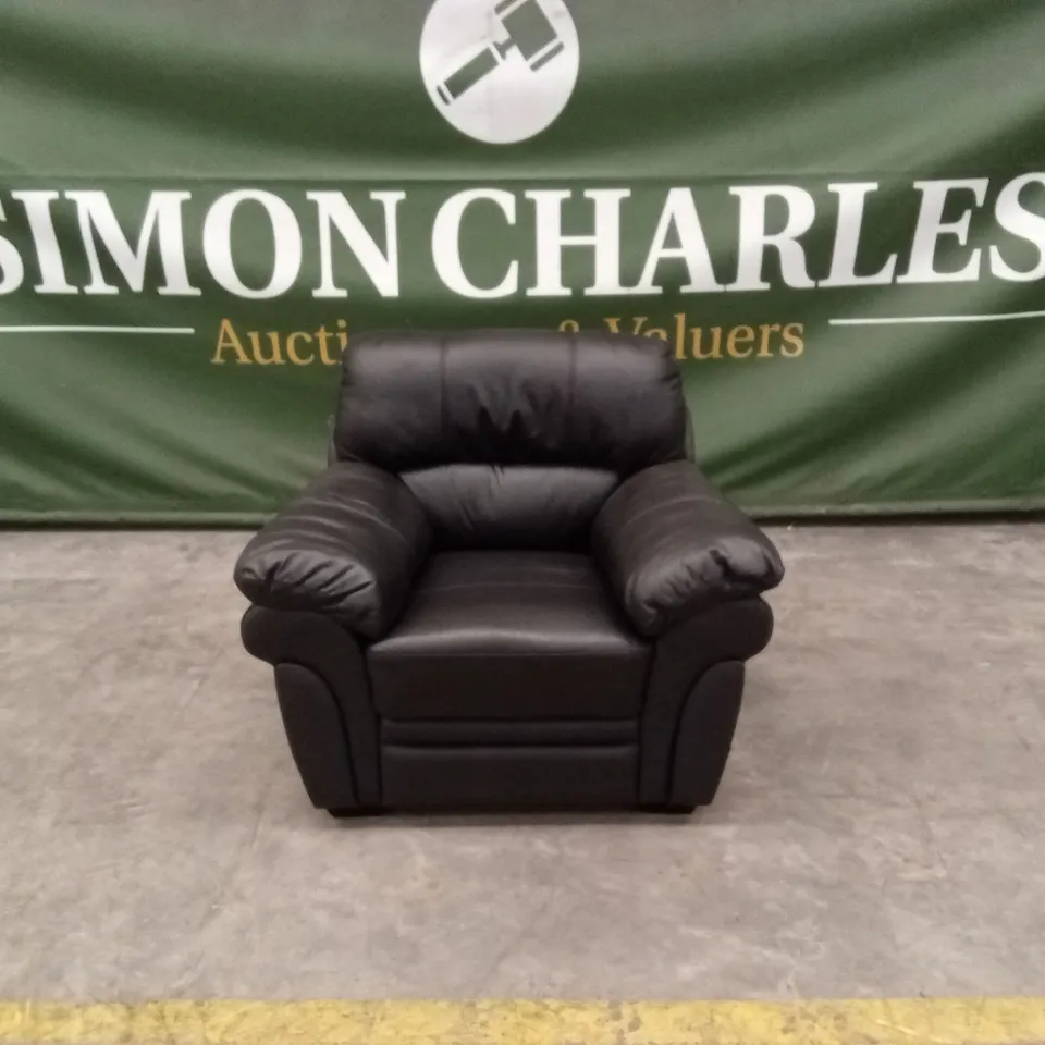 WILMSLOW LEATHER ARMCHAIR RRP £599