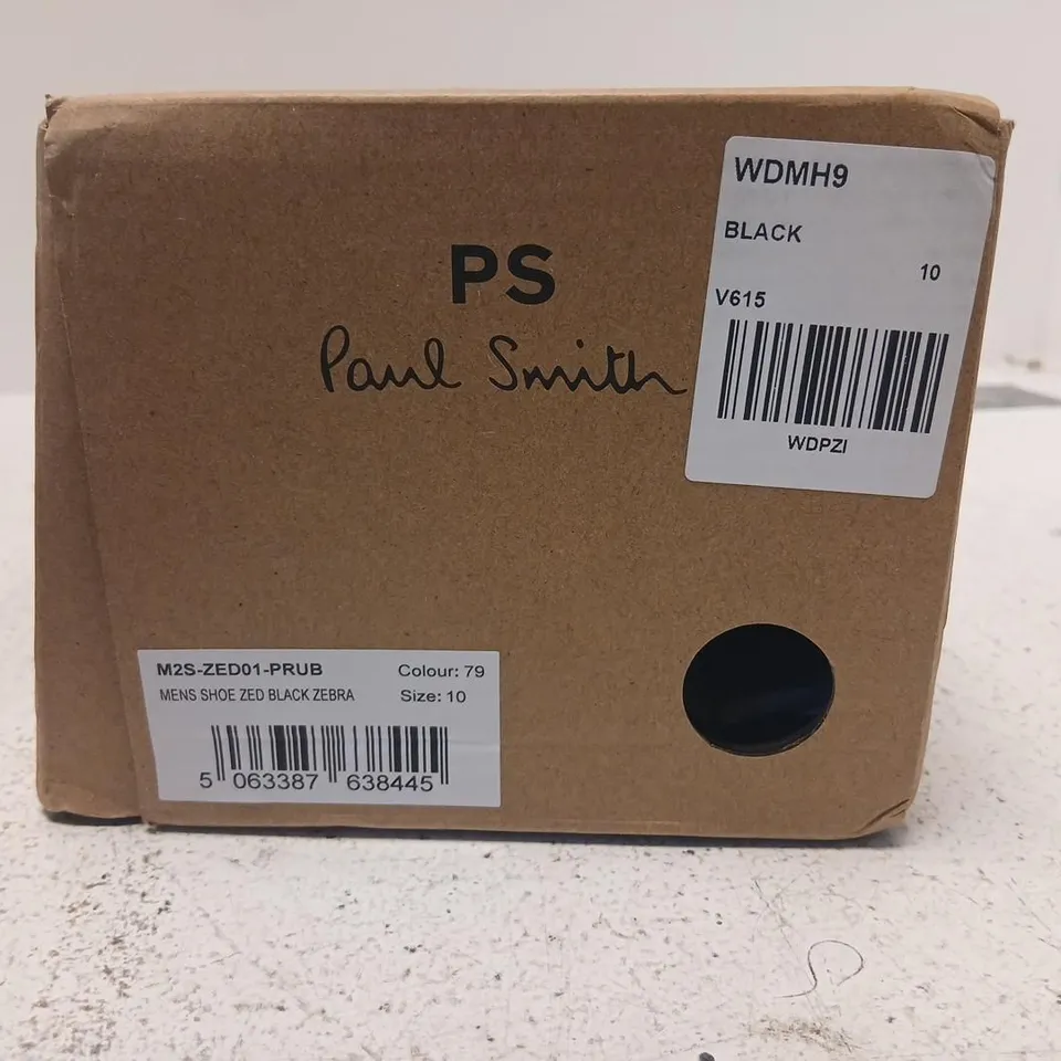 PAUL SMITH PS SLIDE SANDALS – BLACK, MEN'S UK 10