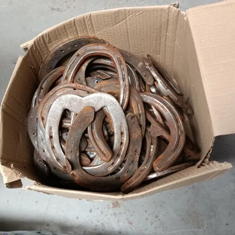 LOT OF APPROXIMATELY 25 METAL HORSE SHOES