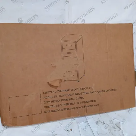 BOXED 5-TIER STORAGE CABINET
