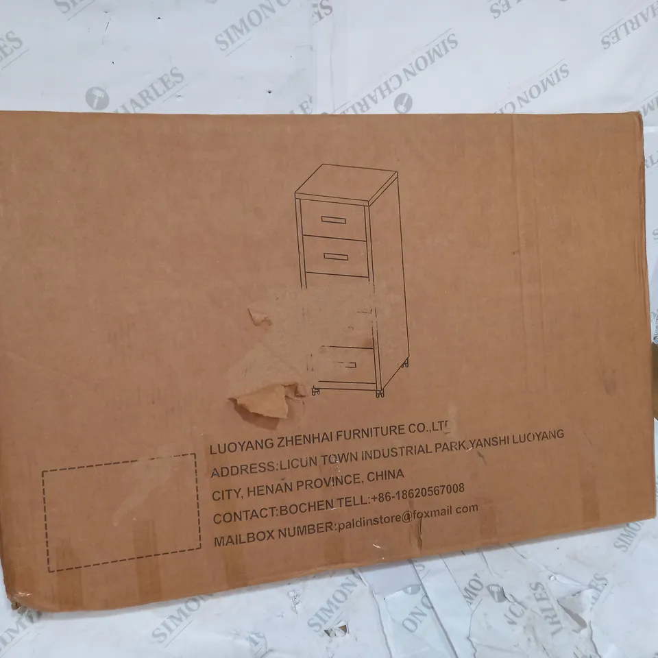 BOXED 5-TIER STORAGE CABINET