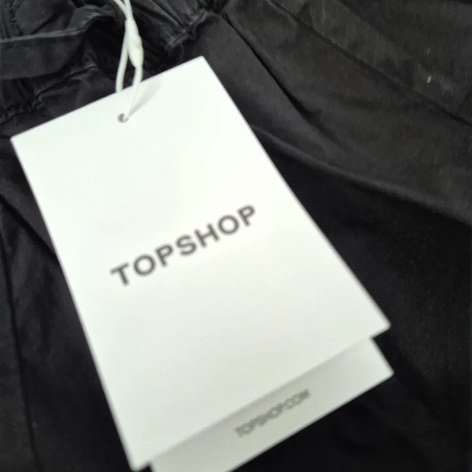 TOPSHOP BLACK TROUSERS, UK 12 – MADE IN TURKEY