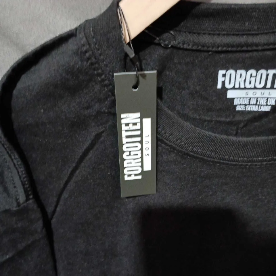 FORGOTTEN SOUL T-SHIRT – BLACK, XL, SEEN IT ALL BACK GRAPHIC
