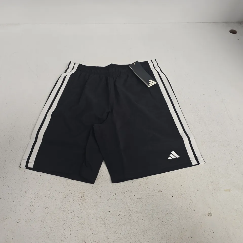 ADIDAS 3S YOUTH SHORTS IN BLACK - UK 13/14 YRS