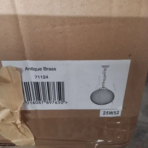 BOXED ANTIQUE CEILING LAMP