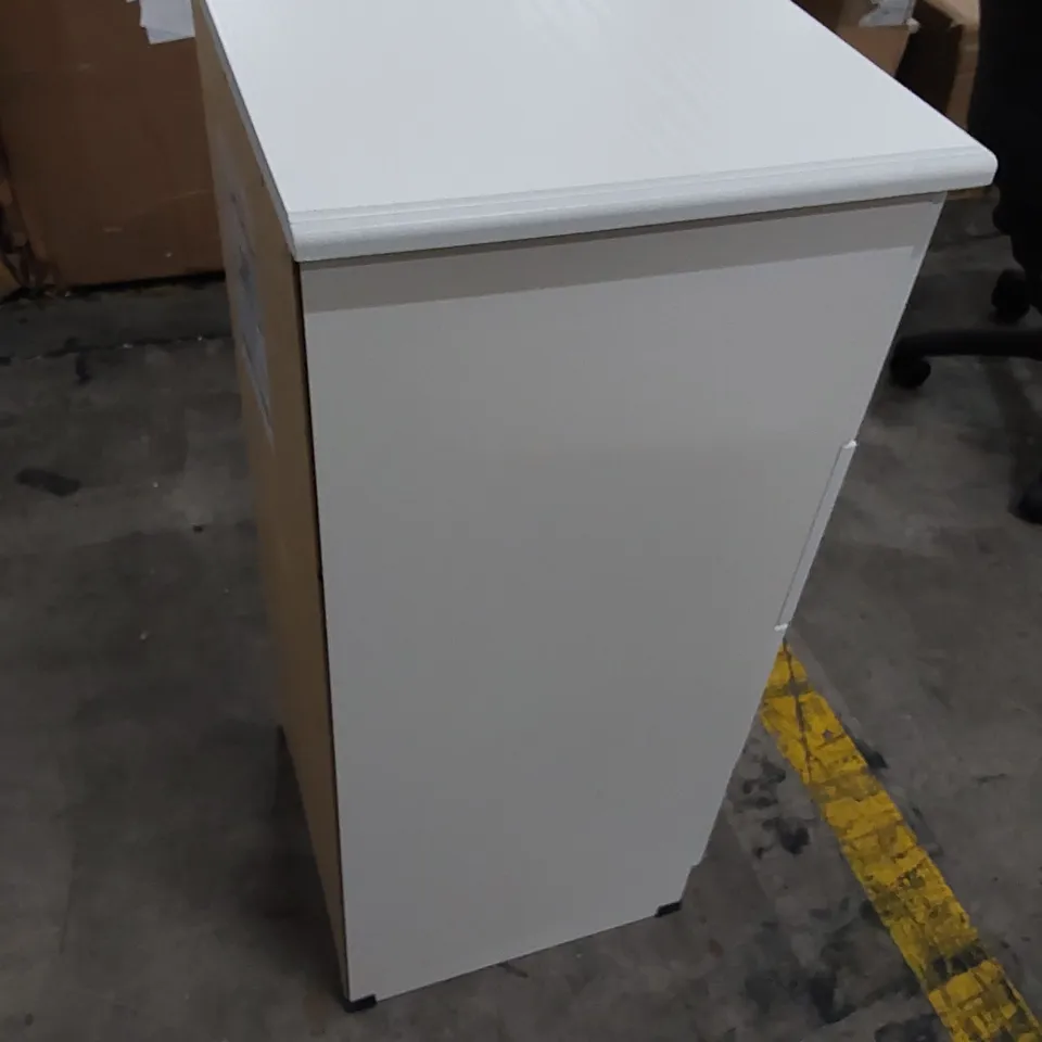 DESIGNER 4-DRAWER CHEST OF DRAWERS - WHITE