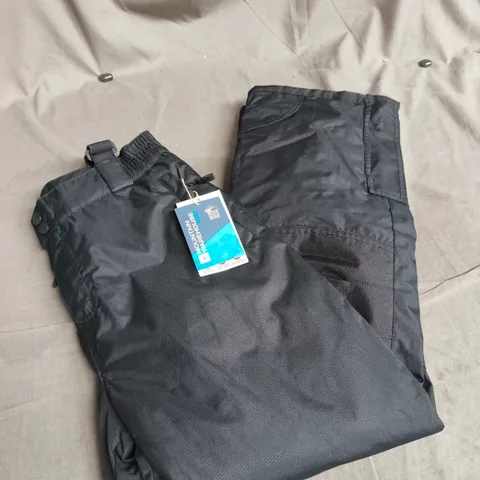 MOUNTAIN WAREHOUSE RAPTOR KIDS SNOW PANTS – BLACK, 11-12 YEARS