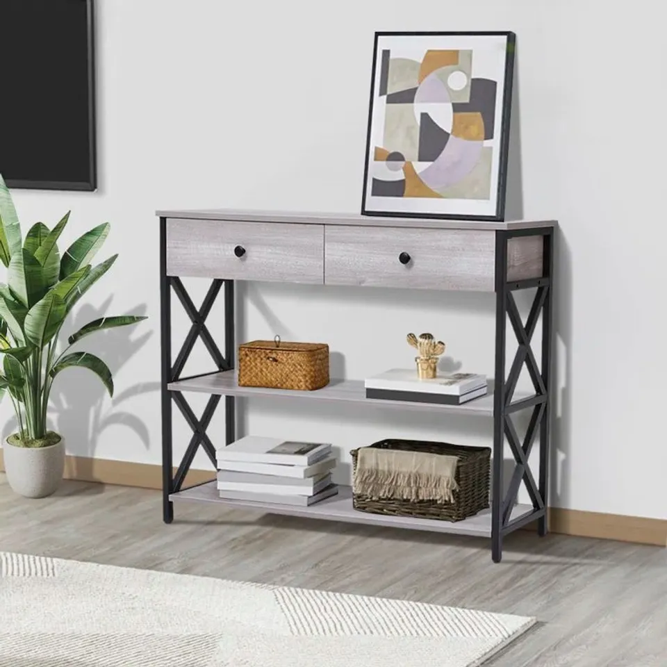 BOXED DEFORD 100CM CONSOLE TABLE 