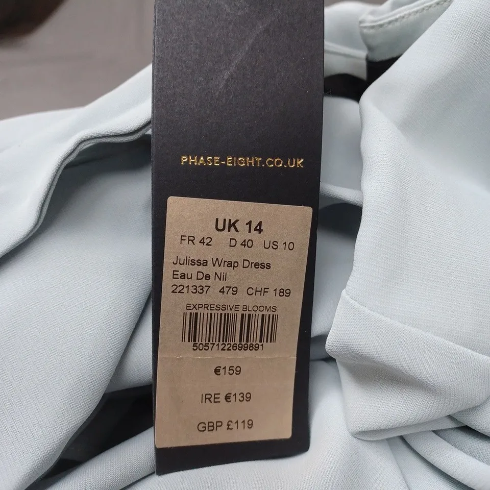 PHASE EIGHT JULISSA WRAP DRESS SIZE 14