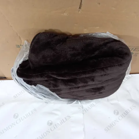 COZEE HOME HEATED THROW CHOCOLATE