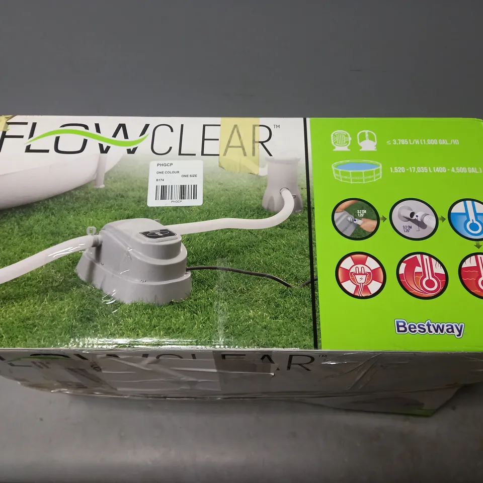 BOXED FLOW CLEAR POOL HEATER RRP £179.99