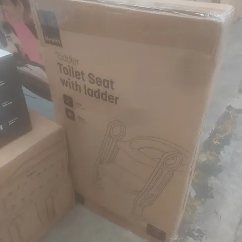 BOXED KEPLIN TOILET SEAT WITH LADDER