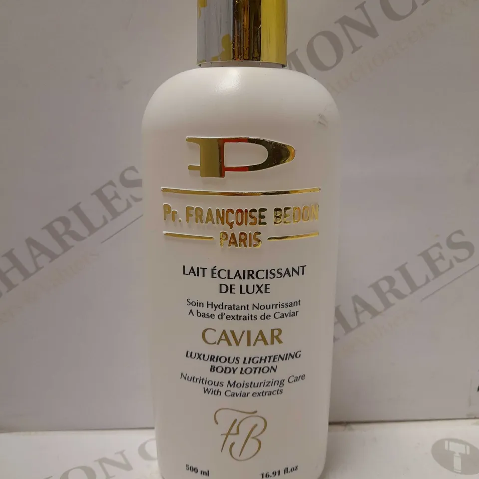 PR. FRANCOISE BEDON CAVIAR LUXURIOUS LIGHTENING BODY LOTION 500ML