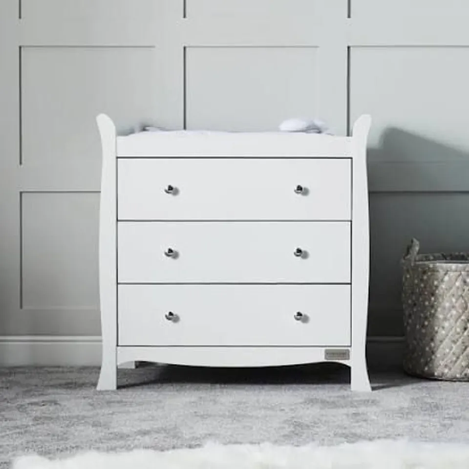 BOXED SNOWDON CHANGING UNIT - WHITE (2 BOXES)