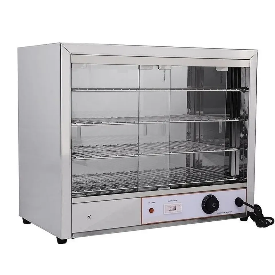 BOXED DRY HEAT PIE CABINET & DISPLAY WARMER