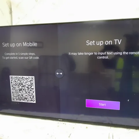 HISENSE 55" QLED 4K E7 TELEVISION / COLLECTION ONLY