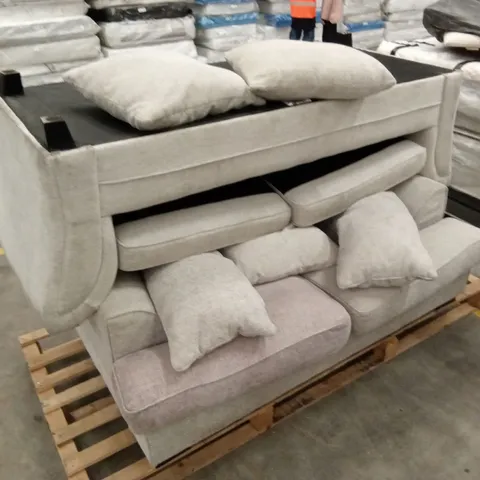 PALLET OF ASSORTED INCOMPLETE OR DAMAGED DESIGNER SOFAS