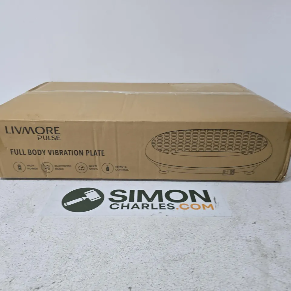 BOXED LIVMORE PULSE FULL BODY VIBRATION PLATE