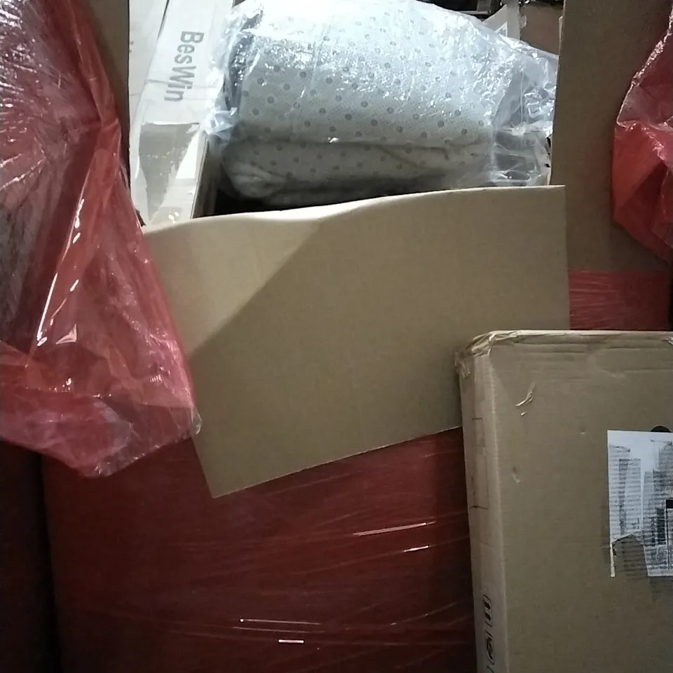 PALLET OF HOUSEHOLD ITEMS TO INCLUDE SIDE TABLE, INVERTER PURE SINE WAVE,KIDS TOY SWIVEL, DRESSER AND OTHER ASSORTED ITEMS...