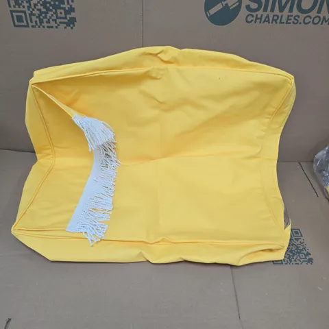 SET OF 6 OUTDOOR CUSHION COVERS IN YELLOW