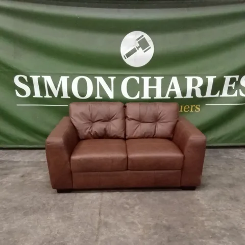 ARDEN ITALIAN LEATHER 2 SEATER SOFA