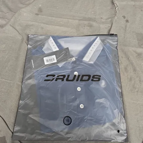 DRUIDS LADIES COUTURE POLO SHIRT – BLUE, SIZE 10