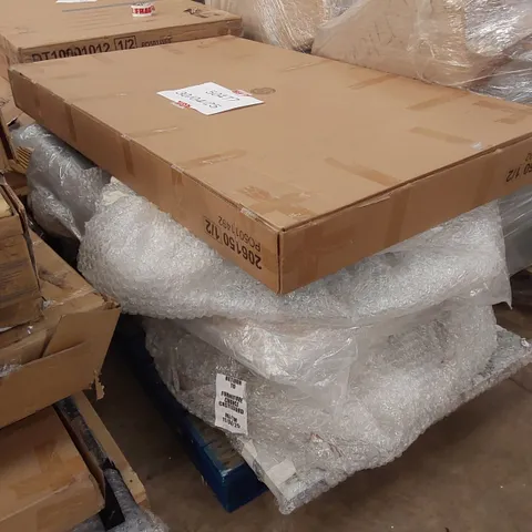 PALLET OF ASSORTED INCOMPLETE FURNITURE PARTS AND PIECES