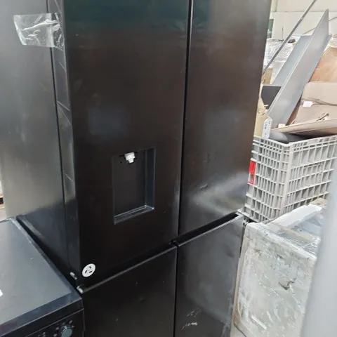 HISENSE BLACK DOUBLE DOOR FRIDGE FREEZER 79cm