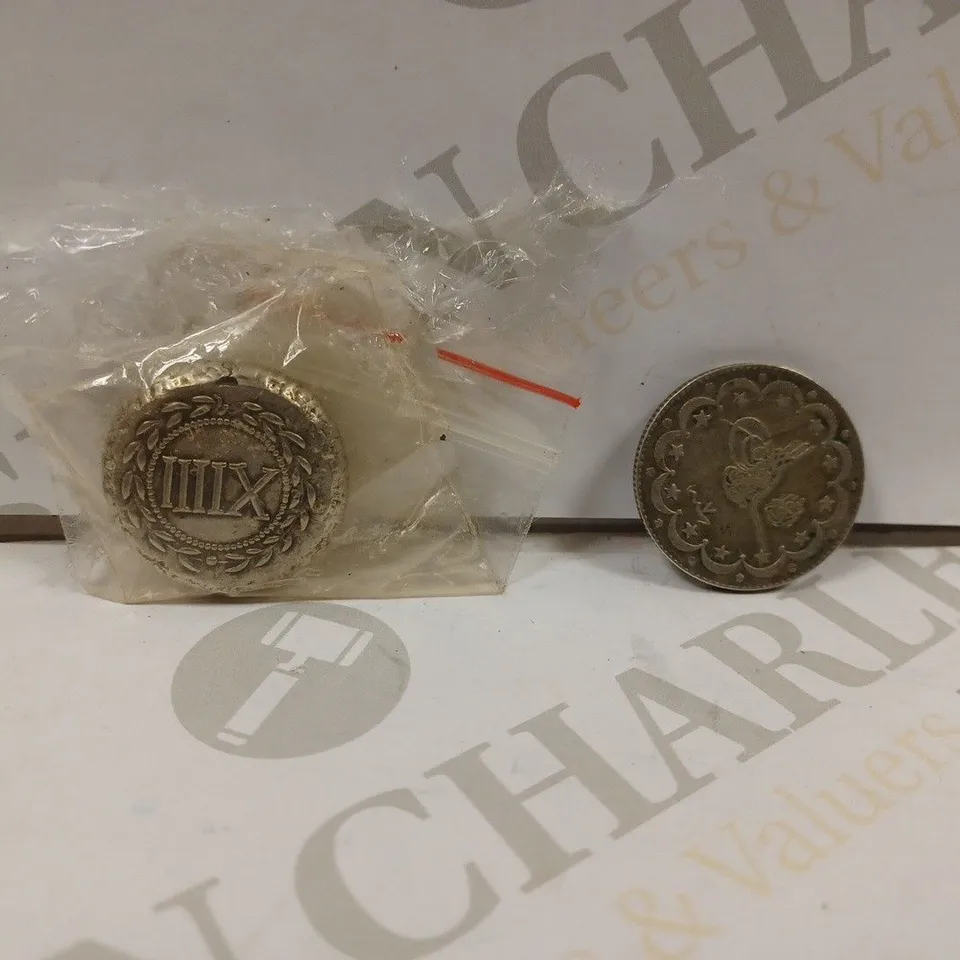 BOX TO CONTAIN 7 X HISTORICAL & COLLECTORS COINS. DESIGNS AND CURRENCIES VARY 