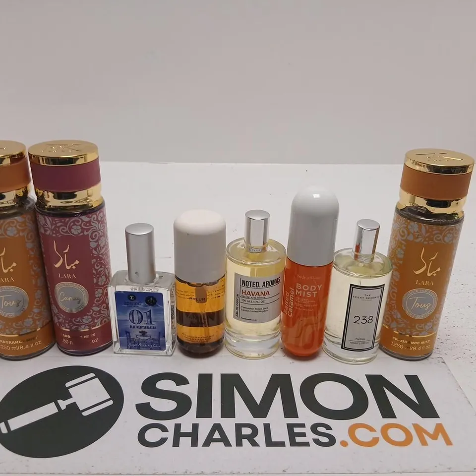 APPROXIMATELY 10 ASSORTED UNBOXED FRAGRANCES