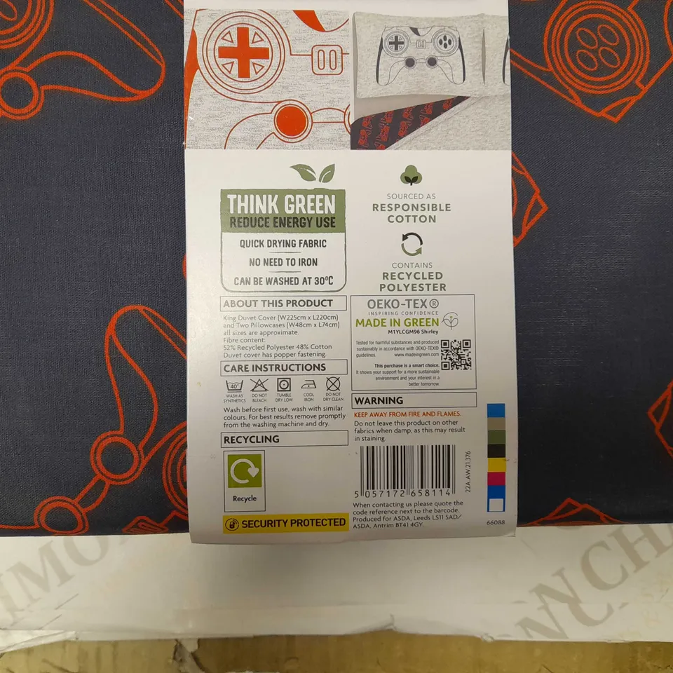 BRAND NEW GEORGE HOME DUVET SET KING SIZE