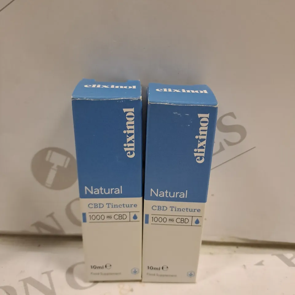 SET OF 2 ELIXINOL 1000MG CBD TINCTURE 