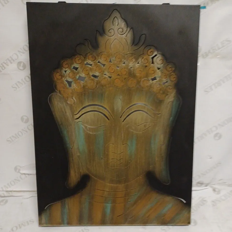 INNOVATORS SOLAR LED PEACEFUL BUDDHA WALL DECOR
