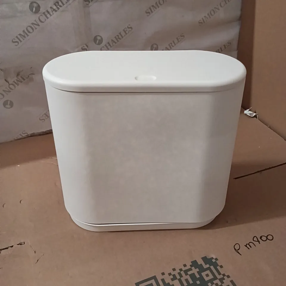 BOXED LIFE IDEAS TRASH CAN - WHITE (1 BOX)