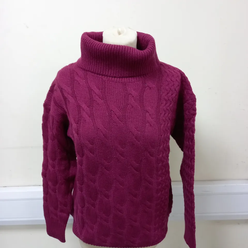 CREW CLOTHING COMPANY PATCHWORK CABLE JUMPERS SIZE 8