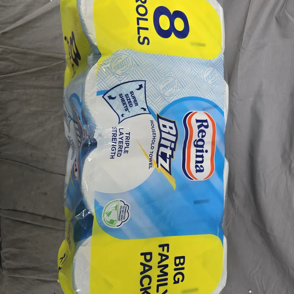 REGINA 8 ROLL TOILET PAPER – BIG FAMILY PACK