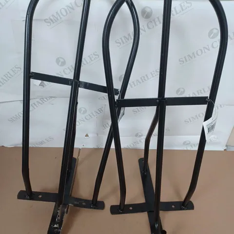 SET OF 2 ROMA RM SHAPED METAL SADDLE RACKS / COLLECTION ONLY