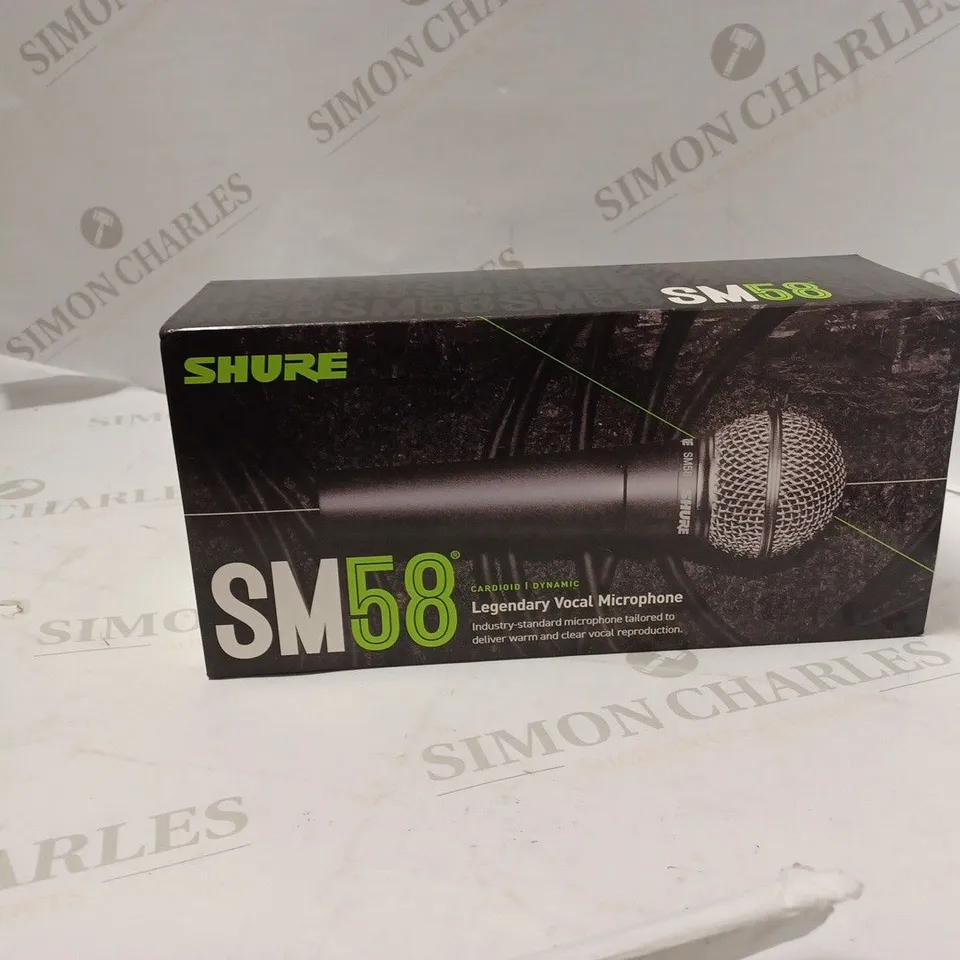 SHURE SM58LEGENDARY VOCAL MICROPHONE