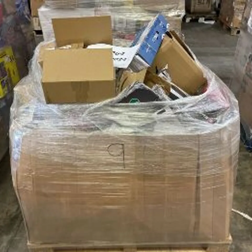 PALLET OF APPROXIMATELY 71 UNPROCESSED RAW RETURN HOUSEHOLD AND ELECTRICAL GOODS TO INCLUDE;