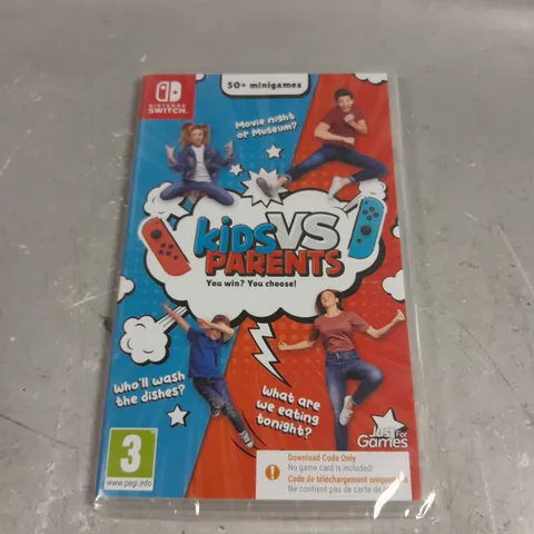 SEALED KIDS VS PARENTS FOR NINTENDO SWITCH