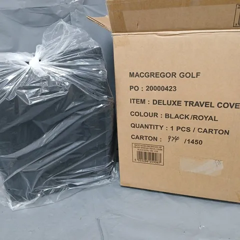 MACGREGOR GOLD DELUXE TRAVEL COVER BLACK 
